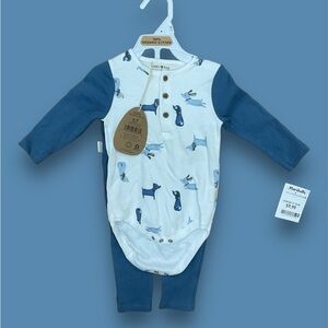 Emily & Oliver- Puppy Pant Set